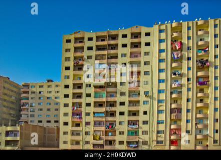 Edifici e architettura al Cairo, Egitto Foto Stock