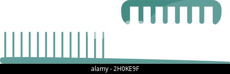 Comb. Illustrazione vettoriale Oggetto isolato su sfondo bianco, stile cartoon. Illustrazione Vettoriale