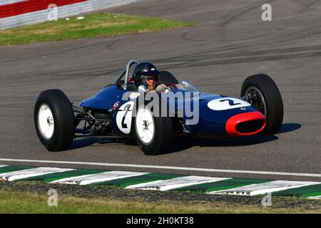 Federico Buratti, Lotus-BRM 24, BRM Celebration, settant'anni da quando hanno partecipato per la prima volta al Gran Premio del 1951 tenutosi a Silverstone. Goodwood R. Foto Stock