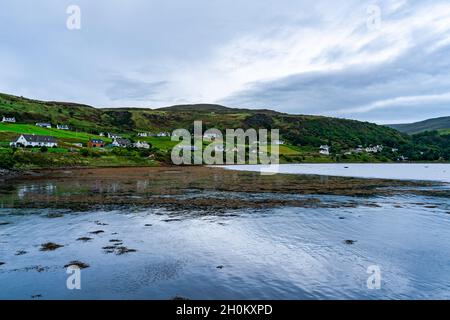 Bellissimo paesaggio sull'isola di Skye, Scozia, Regno Unito Foto Stock