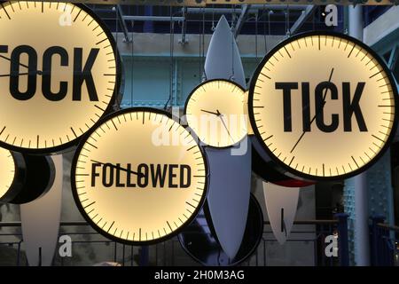 IRLAND .DUBLIN. GUINNESS MUSEUM SUL MAGAZZINO FASE 7 NELLA VECCHIA BIRRERIA, FONDATA NEL 1759 Foto Stock