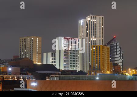 Arena Quarter nel centro di Leeds Foto Stock