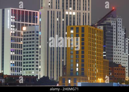 Arena Quarter nel centro di Leeds Foto Stock