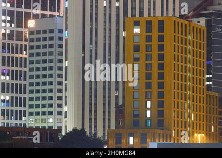 Arena Quarter nel centro di Leeds Foto Stock