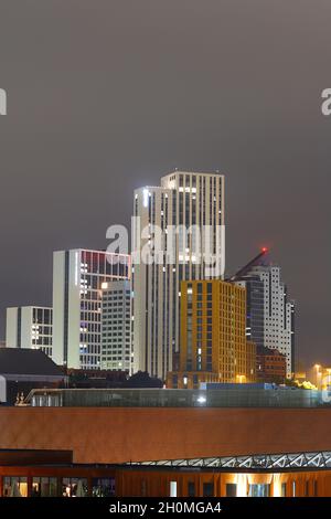 Arena Quarter nel centro di Leeds Foto Stock