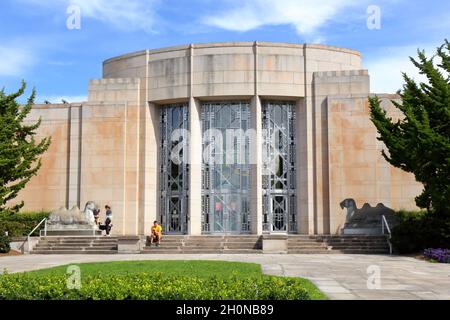 Seattle Asian Art Museum, Gardner Center for Asian Art and Ideas, 1400 e Prospect St, Seattle, Washington. Esterno di un museo nel Parco Volunteer. Foto Stock