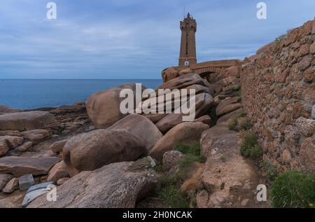 Phare de Ploumanac'h Foto Stock