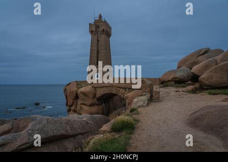 Phare de Ploumanac'h Foto Stock