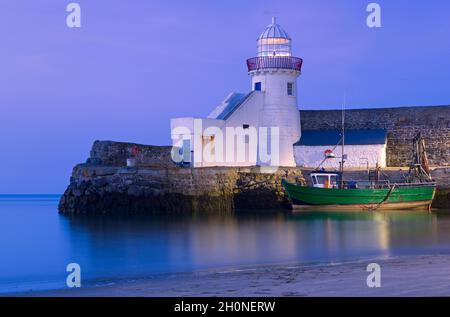 Balbriggan Lighthouse, County Dublin, Irlanda Foto Stock