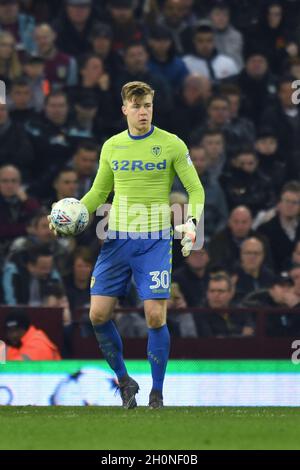 Leeds United portiere Bailey Peacock-Farrell Foto Stock