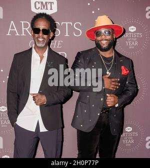 Nashville, Stati Uniti. 13 ottobre 2021. Partecipa al CMT Artist of the Year 2021 il 13 ottobre 2021 a Nashville, Tennessee. Foto: Ed Rode/imageSPACE Credit: Imagespace/Alamy Live News Foto Stock