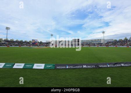 Southampton, Regno Unito. 24 giugno 2019. Vista generale del 'The Rose Bowl, Southampton Cricket Stadium durante la 31a partita ICC (International Cricket Council) Cricket World Cup 2019 tra Bangladesh e Afghanistan a Southampton.(Bangladesh vinto da 62 corse) (Foto di MD Manik/SOPA Images/Sipa USA) Credit: Sipa USA/Alamy Live News Foto Stock