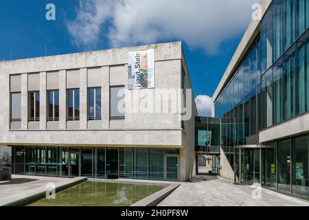 Centro comunitario Nordhausen, edificio multifunzionale con informazione, cultura, centro di istruzione e biblioteca cittadina Foto Stock