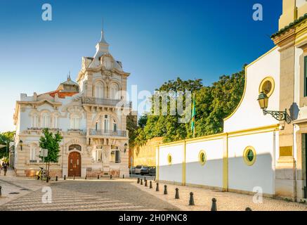 Bella residenza Belmarco nel centro della città di Faro, Algarve, Portogallo meridionale Foto Stock