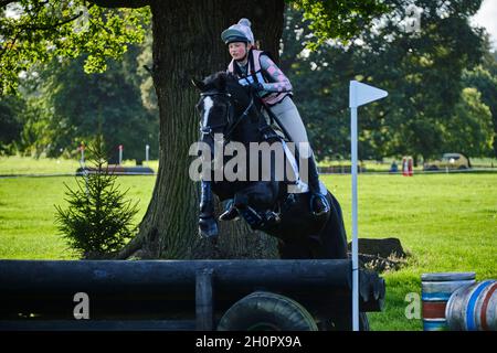 Prove a cavallo di Weston Park 2021 Foto Stock