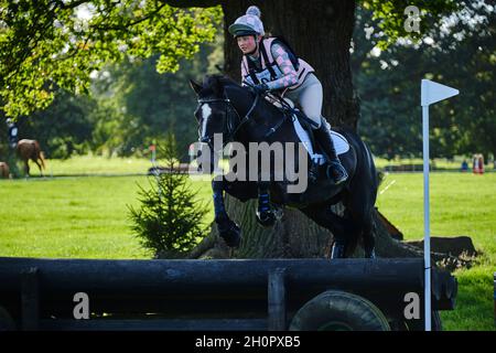 Prove a cavallo di Weston Park 2021 Foto Stock