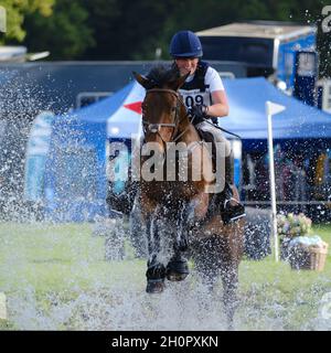 Prove a cavallo di Weston Park 2021 Foto Stock