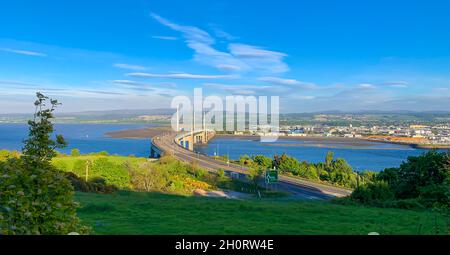 Kessock ponte su Moray Firth, Inverness, Highlands, Scozia, Regno Unito Foto Stock