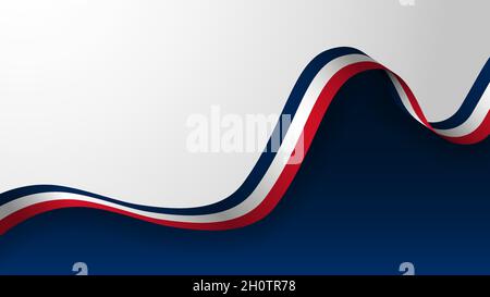 EPS10 Vector Patriotic sfondo con i colori della bandiera della Francia. Un elemento di impatto per l'uso che si desidera fare di esso. Illustrazione Vettoriale