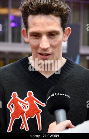 Londra, Regno Unito. Ottobre 14 2021: Josh o'Connor. Domenica di Maternità: BFI Patrons Gala, BFI London Film Festival, Royal Festival Hall, Southbank. Credit: michael melia/Alamy Live News Foto Stock