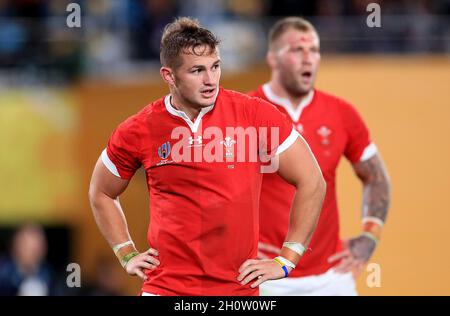 Foto d'archivio del 01-11-2019 del Galles Hallam Amos. Wales full-back Hallam Amos sta uscendo dal gioco alla fine della stagione per concentrarsi sulla sua carriera medica. Data di emissione: Giovedì 14 ottobre 2021. Foto Stock