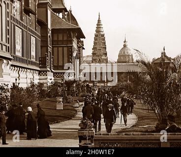 1889 Exposition Universelle, Parigi, Francia Foto Stock