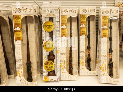 Harry Potter, mercanzie in negozio in Spagna Foto Stock