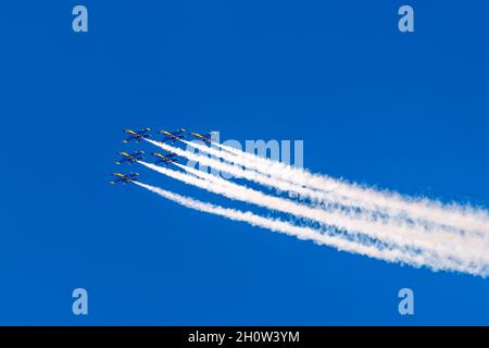 Blue Angels alla Fleet Week a San Francisco Foto Stock