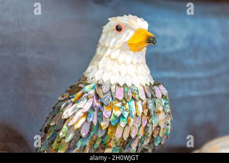 Oggetto souvenir Eagle, cultura e tradizione messicana, Messico, 2021 Foto Stock