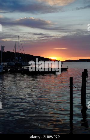 Arcipelago di Fjällbacka sulla costa occidentale svedese Foto Stock