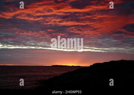 Arcipelago di Fjällbacka sulla costa occidentale svedese Foto Stock