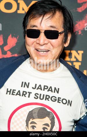 Los Angeles, Stati Uniti. 14 Ott 2021. Hidetoshi Imura partecipa alla prima del film "in piena fioritura" al Laemmle Royal Theatre di Los Angeles, CA il 14 ottobre 2021 Credit: Eugene Powers/Alamy Live News Foto Stock