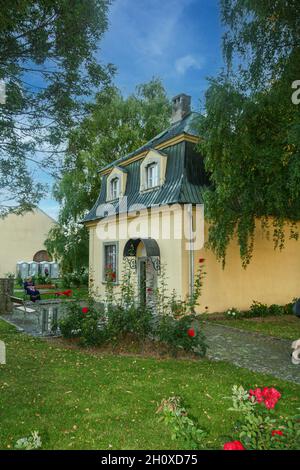 Dolna Krupa, Trnava, Slovacchia 09-23-2021:il padiglione di Ludwig Van Beethoven con mostra musicale che cattura la vita e le opere di Beethoven. Foto Stock