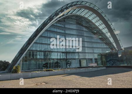 Centro congressi Berliner bogen a Harmburg, Germania Foto Stock