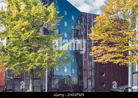 Complesso di torri danzanti a Reeperbahn ad Amburgo, Germania Foto Stock