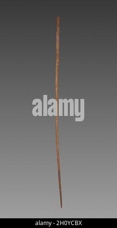 Tre pezzi di una freccia, primo Intermedio - Medio Regno, 2123- 1814 BC. Egitto, Primo Periodo Intermedio - Medio Regno, 2123- 1814 BC. Legno; Parte 1: 15,3 cm (6 in.). Foto Stock