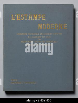 L'Estampe moderne: L'Estampe moderne: Cinquantes Estampes originales Inédites en Couleur et Noir des Principaux Artistes Modernes Francais et étrangers, Vol. II, May1898-Aprile 1899. Adolphe Giraldon (francese, 1855-1933), Adolphe Willette (francese, 1857-1926), Alfred-Pierre Agache (francese, 1843-1915), Alfredo Müller (italiano, 1869-1940), Angelo Jank (tedesco, 1868-1940), Auguste Roedel (francese, 1859-1900), Charles Huard (francese, 1874-1965), Charles Paul Renouard (francese, 1845-1924), Charles-Franois-Prosper Guérin (francese, 1875-1939), Edward Burne-Jones (inglese, 1833-1898), Étienne Dinet (francese, Foto Stock