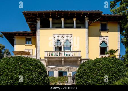 Kroatien, Istrien, Franz-Joseph-Promenade zwischen Ika und Lovran, Hotel Villa Astra Foto Stock