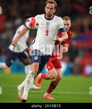 Inghilterra / Ungheria - Coppa del mondo FIFA 2022 - Stadio di Wembley Harry Kane in Inghilterra durante la Coppa del mondo di qualificazione a Wembley. Foto : Mark Pain Foto Stock