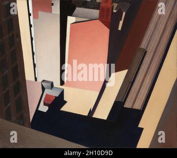 Church Street El, 1920. Charles Sheeler (americano, 1883-1965). Olio su tela; incorniciato: 60 x 67.5 x 6 cm (23 5/8 x 26 9/16 x 2 3/8 poll.); senza cornice: 41 x 48.5 cm (16 1/8 x 19 1/8 poll.). Foto Stock