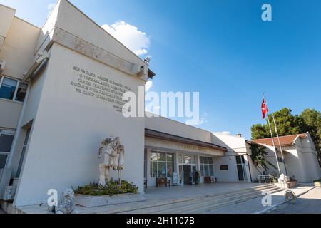 Antalya, Turchia - Ottobre 2021: Museo Archeologico di Antalya, uno dei più grandi musei Turkey situato ad Antalya in Turchia Foto Stock