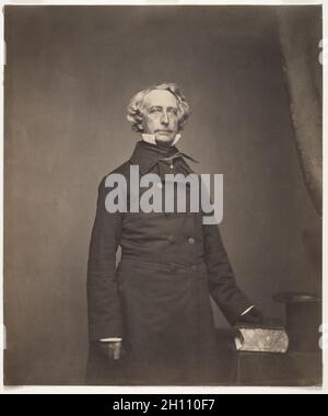 Wetmore, 1857. Mathew Brady (americano, 1823-1896). Carta salata stampata da collodio umido negativo; immagine: 47 x 39.4 cm (18 1/2 x 15 1/2 poll.); opaca: 66 x 55.9 cm (26 x 22 poll.). Foto Stock