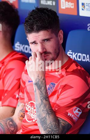 BARCELLONA - SET 12: Rodrigo De Paul in panchina durante la partita la Liga tra RCD Espanyol e Atletico de Madrid CF allo stadio RCDE di Septem Foto Stock