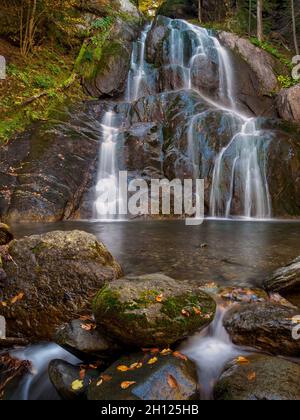 Moss Glen Falls, Granville, Vermont Foto Stock