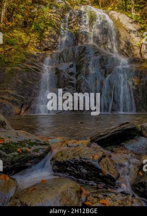 Moss Glen Falls, Granville, Vermont Foto Stock