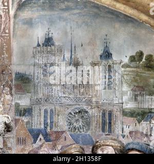 FRANCIA - PICCARDIA - SOMME (80) - AMIENS : CATTEDRALE DI NOTRE DAME (PATRIMONIO MONDIALE DELL'UNESCO) Foto Stock