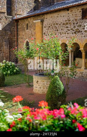 Musée du Prieuré, Salles Arbuissonnas, Beaujolais Foto Stock