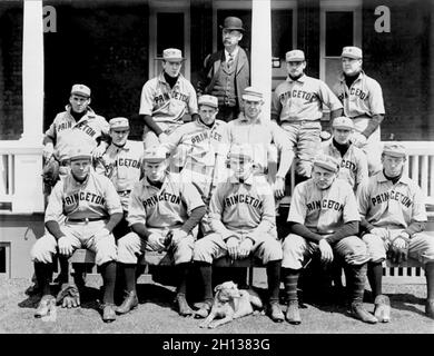 Princeton University, squadra di baseball 1901. Foto Stock
