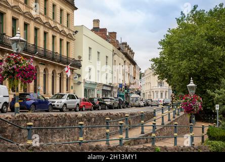 Regno Unito, Inghilterra, Worcestershire, Great Malvern, Bellevue Terrace Foto Stock