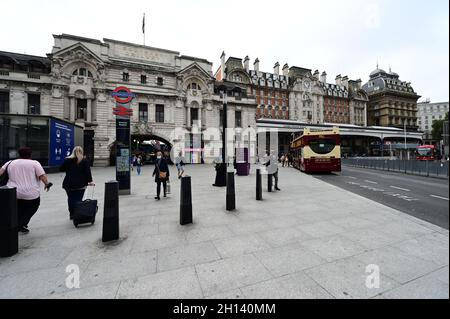 Londra Victorian London Termini entrata. Foto Stock